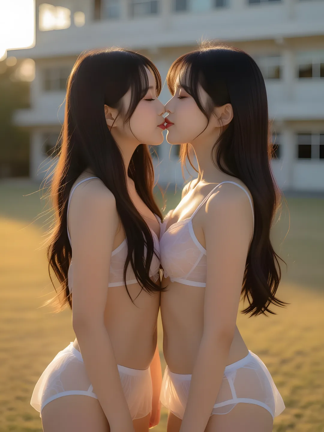 「百合からレズまで」第3問の完成画像