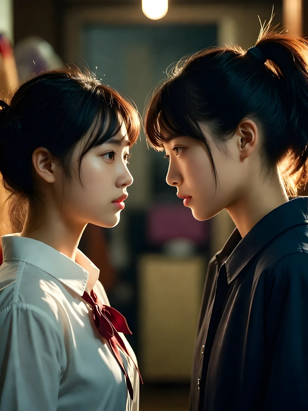 「百合からレズまで」第14問の完成画像
