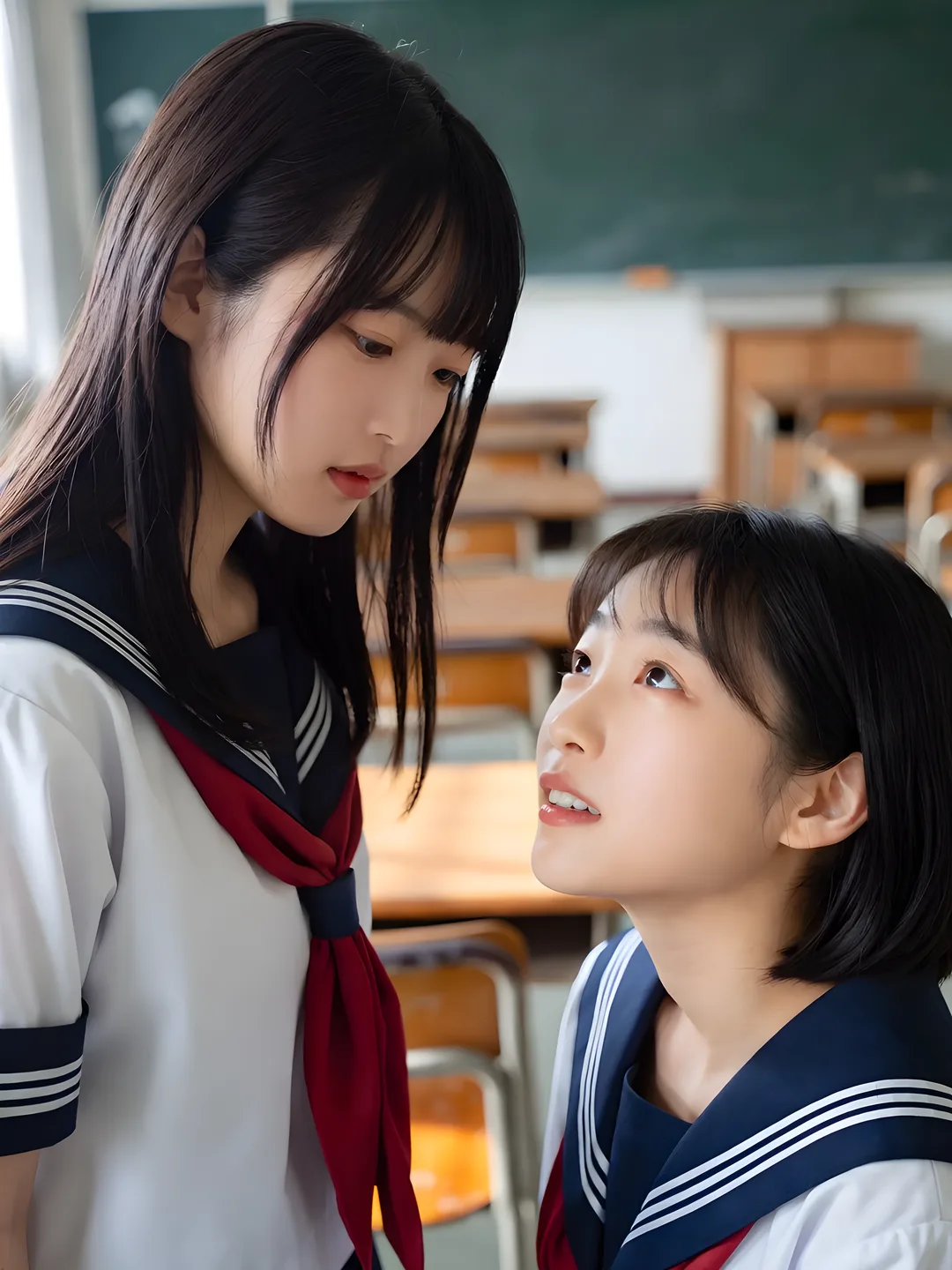 「百合からレズまで」第15問の完成画像